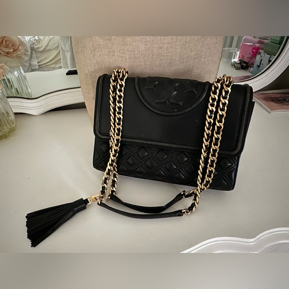 Tory Burch Fleming Leather convertible Shoulder bag - Picture 2 of 13